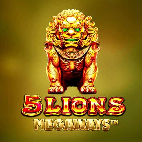 5 Lions Megaways slot artwork